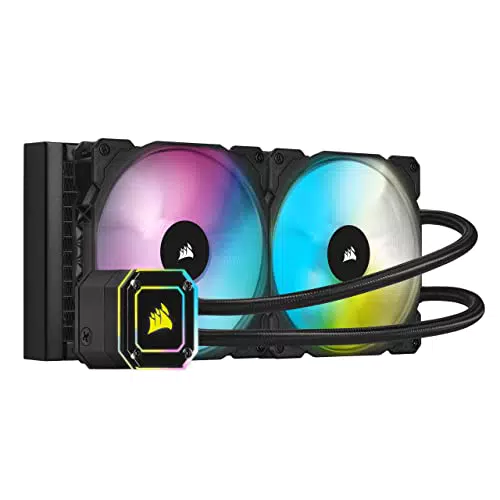 Corsair iCUE H115i ELITE CAPELLIX CPU-Flüssigkeitskühlung mit RGB-LEDs und Commander CORE