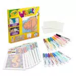 Crayola Wixels Tier-Aktivitätsset | Pixel-Kunst-Set mit Markern und Anleitungen | Ab 6 Jahren