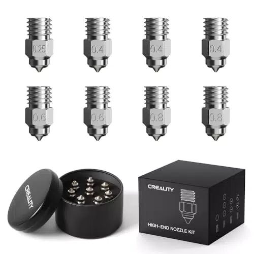 Creality 3D Drucker Düsen Kit aus Bimetall und gehärtetem Stahl für Ender 3 Modelle