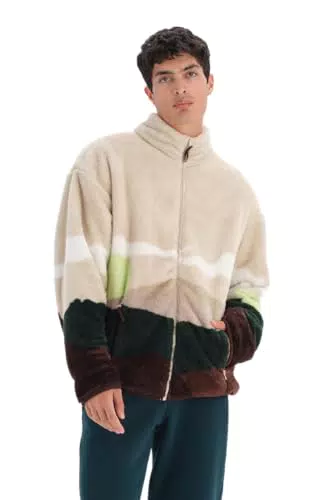 Dagi Oversize Sweatshirt mit langen Ärmeln und Kragen für Herren