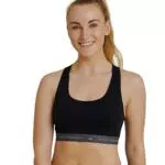 DANISH ENDURANCE Sport-BH aus recyceltem Polyester, Microfaser, Racerback