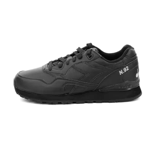 Diadora N.92 L, Unisex-Sneaker Erwachsener, Nero/Nero