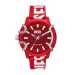 Herrenuhr Diesel Griffed mit Quarz/Chrono Uhrwerk und Silikonarmband - Modell DZ4650