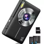 Digitalkamera 1080P FHD Fotokamera 44MP Kompaktkamera mit 16X Digitalzoom - Ideal für Vlogging, Kinder, Teenager und Senioren.