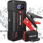 DINKALEN Starthilfe Powerbank 23800mAh für Benzin- und Dieselautos 12V