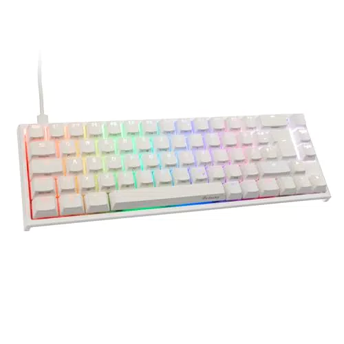 Ducky ONE 2 SF Gaming Tastatur - Mechanische RGB Tastatur mit Cherry MX Silent Red