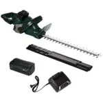 Durhand Elektro Heckenschere Akku 350 W mit 180° Drehgriff und 52 cm Schnittlänge