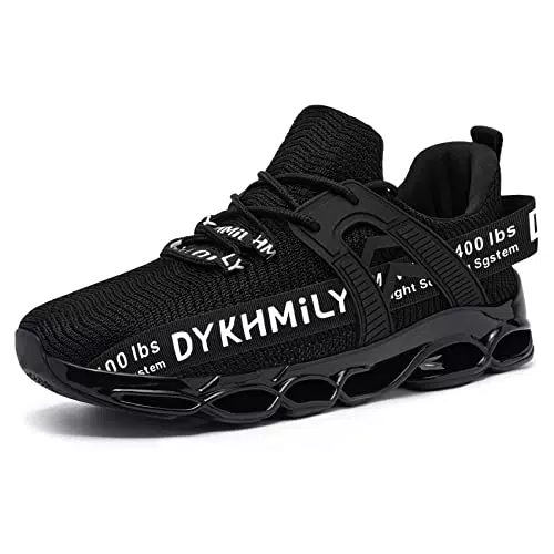DYKHMILY Sicherheitsschuhe Herren Arbeitsschuhe Stahlkappe Dämpfung Atmungsaktiv Arbeitsturnschuhe Komfort Mode Leicht Schutzschuhe