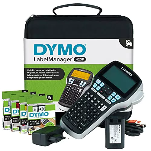 DYMO LabelManager 420P – Tragbares Etikettiergerät mit ABC Tastatur