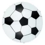 EGLO Junior Fußball-Deckenlampe für Kinderzimmer, E27 Fassung, Stahl