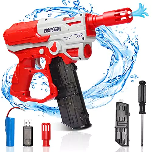 Elektrische Wasserpistole mit großer Reichweite für Kinder und Erwachsene - Automatische Wasserspritzpistole