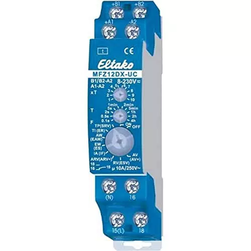 Eltako Zeitrelais MFZ12DX-UC Multifunktional 230V 1 Wechsler, 58x20mm