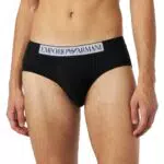 Emporio Armani Herren Logo Boxershorts, Schwarz, Größe S