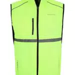 Laufweste Laupen XQL - Reflektierende Sportweste für Erwachsene - Neon Sicherheitsweste mit Reißverschluss