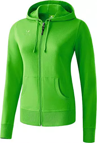 Erima Damen Kapuzensweatjacke - Sportliche Damenjacke.