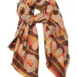 Esprit Damen Mode-Schal - Karamell-Ton