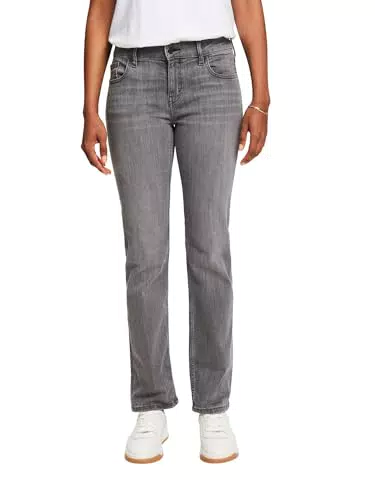 Esprit Jeans mit geradem Bein und mittlerer Bundhöhe