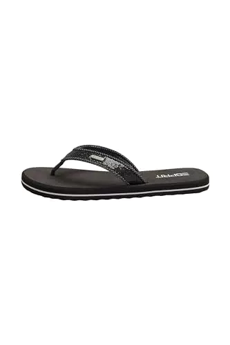ESPRIT Pailletten-Slipper mit Zehentrenner-Riemen für stilvolle Auftritte