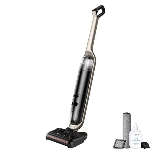 eufy Ultra Kabelloser Stabstaubsauger mit Dampfwischer - 3-fache Selbstreinigung & Eco-Clean Ozon