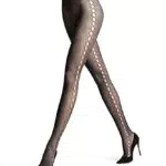 FALKE Damen Strumpfhose Supersize Net W TI Transparent gemustert