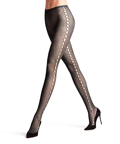 FALKE Damen Strumpfhose Supersize Net W TI Transparent gemustert