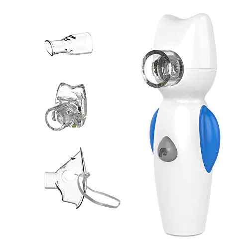 FEELLIFE Inhalator Vernebler für effektive Atemwegserkrankungen - Inhaliergerät mit Musikfunktion