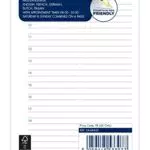 Filofax Terminplaner 2024 - Persönlicher Tagesplaner in 5 Sprachen