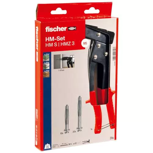 Fischer Hohlraumbefestigung Montage Set – Praktische Befestigungslösung