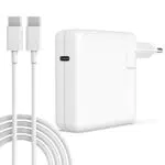 Fxlpower 61W USB-C Ladegerät für MacBook Pro und Air, HP, Lenovo mit Kabel
