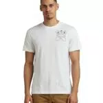 G-STAR RAW Herren Puff print back gr r t, Weiß