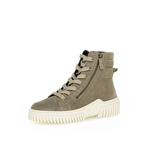 Gabor Damen Schnürstiefeletten mit Wechselfußbett und Best Fitting