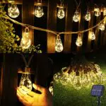 Geemoo Solar Lichterkette Außen Wetterfest für Garten, Balkon und Hochzeiten