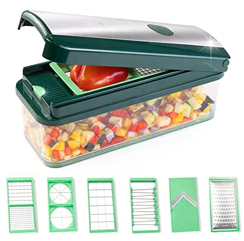 Gemüseschneider Genius Nicer Dicer Exclusive - Würfelschneider & Tomatenschneider Set