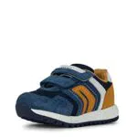 Geox Baby-Jungen Sneaker B ALBEN Boy - Blau/Gelb