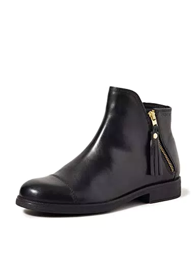 Geox Mädchen Stiefeletten Jr Agata C - Schwarz