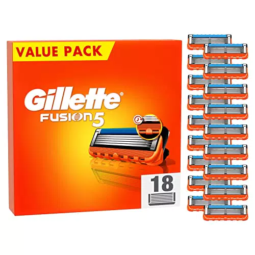 Gillette Fusion 5 Nassrasierer für Herren mit Geschenkset und Ersatzklinge
