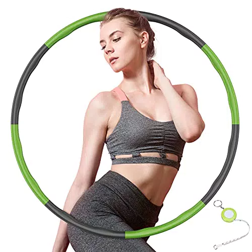 Gimtech Hula Hoop Reifen für Erwachsene zur Massage und Gewichtsreduktion