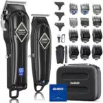 GLAKER Profi Haarschneidemaschine für Herren und Damen - Akku Haarschneider Set mit Bartschneider und Fading Clippers