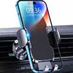 Glangeh Handyhalterung Auto Lüftung mit Hakenclip, kompatibel mit iPhone 15 Pro Max