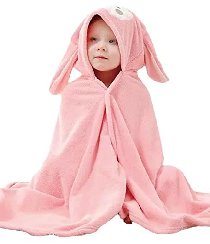 Gneliwm Baby Badetuch mit Kapuze – Saugfähiges Handtuch für Neugeborene und Kleinkinder