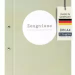 Goldbuch Zeugnismappe DIN A4 mit Schraubverschluss und 12 Sichttaschen