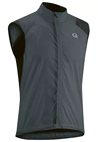 Gonso Windweste Herren - Graue Outdoor-Weste