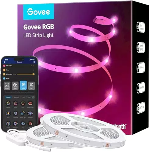 Govee LED Strip 30m, Bluetooth RGB LED Streifen mit App-Steuerung