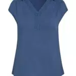 Grace Karin Damen Sommer Bluse Kurzarm T-Shirt - Lässiges Einfarbiges Oberteil