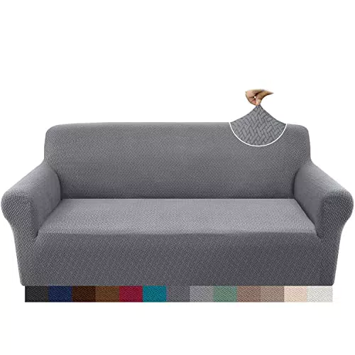 Granbest Jacquard Sofabezug - Superweicher Rutschfester Stretch Couchbezug