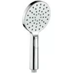 Handbrause Wassersparend-Regendusche mit 3 Strahlvarianten, Universelle 1/2 Zoll Schnittstelle - Chrom