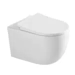 Hänge-WC Set aus Keramik mit Softclose WC-Sitz und Lotus Effekt Nano Beschichtung