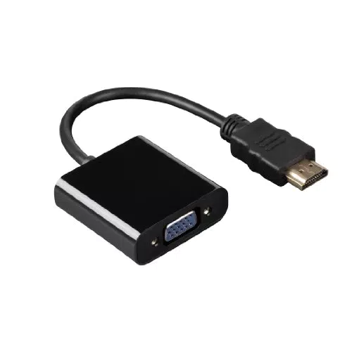 Hama HDMI auf VGA Konverter/Adapter für ältere Beamer und Monitore - Full HD, Audio-Übertragung