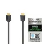 Hama HDMI Kabel Ultra High Speed 1m - 4K/8K, 48 Gbit/s, eARC, HDR, 120 Hz