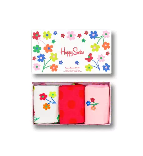 Happy Socks Flower Socks Set - Bunte und fröhliche Socken für Männer und Frauen